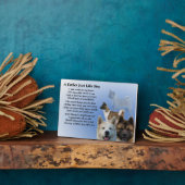 Akita Dog Father Poem Fotoplaat (Zijkant)