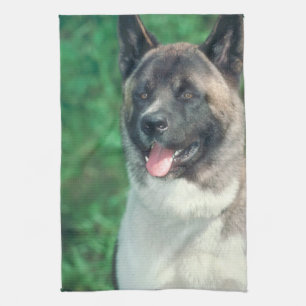 Akita Dog Kitchen Towel Theedoek