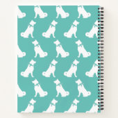 Akita Dog Puppy Notitieboek (Achterkant)