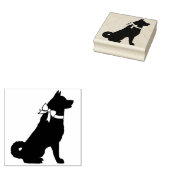 Akita Dog Puppy Rubberstempel (Gestempeld)