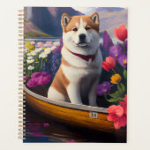 Akita Dog sur une pagaie : une aventure Pittoresqu (Devant)