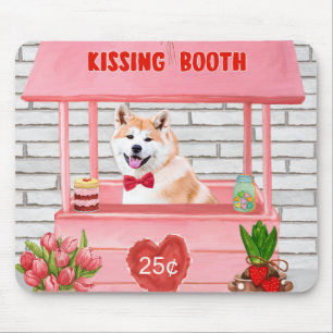 Akita Dog Valentijnsdag KissingBooth Muismat