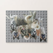 Akita Family Group Puzzle Legpuzzel (Horizontaal)