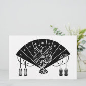 Akita fan briefpapier (Staand voorkant)