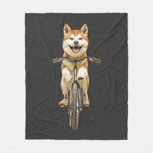 Akita fleece deken