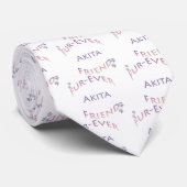 Akita Furever Stropdas (Opgerold)