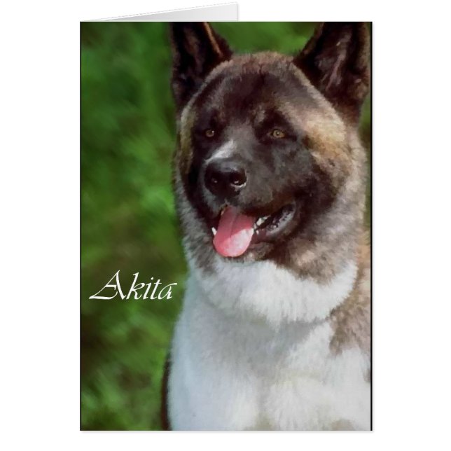 Akita Geschenken van Kunst (Voorkant)