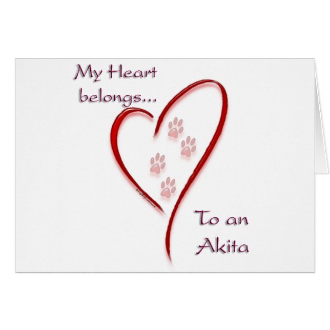 Akita Heart Belongs (Devant horizontal)