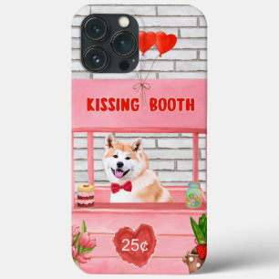 Akita-hond Valentijnsdag Kusstand iPhone 13 Pro Max Hoesje
