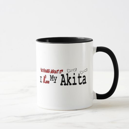 Akita (I Love) Mug (Droite)
