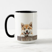 Akita Inu Chien Mug (Gauche)