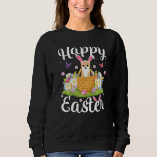 Akita Inu Dog Easter Egg Hunt Floral Akita Inu Eas Trui