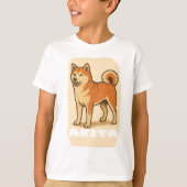 AKITA INU DOG FUNNY T-Shirt (Devant)
