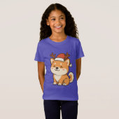 AKITA INU FUNNY CHRISTMAS T-Shirt (Devant entier)