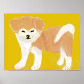 Akita inu poster (Voorkant)