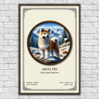 Akita Inu Zoölogische Serie