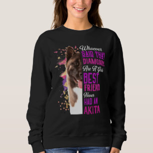 Akita is een meisje met de beste vriendin van Dog Trui