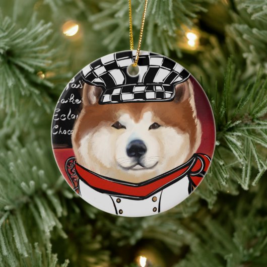 AKITA KERAMISCH ORNAMENT (Boom)