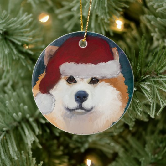 AKITA KERAMISCH ORNAMENT (Boom)