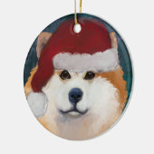 AKITA KERAMISCH ORNAMENT (Links)
