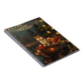 Akita Kerst Feestelijke reis Notitieboek (Rechterzijde)