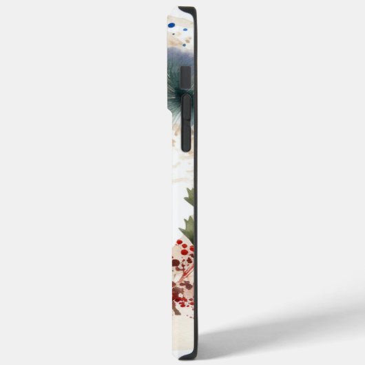 Akita Kerstkrans feestelijke pup Case-Mate iPhone Case (Achterkant / Links)