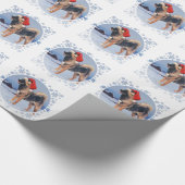 Akita Kerstmis Cadeaupapier (Hoek)