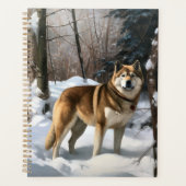 Akita Laisser Neige Noël (Devant)