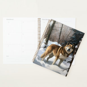 Akita Laissez tomber la neige de Noël