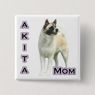 Akita Moeder 4 - Button