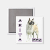 Akita Mom 4 - Magnet (Recto/Verso)
