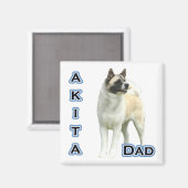 Akita Papa 4 - Aimant (Recto/Verso)