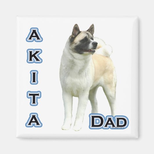 Akita Papa 4 - Aimant (Devant)