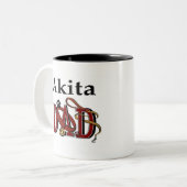 Akita Papa Mug (Devant gauche)