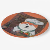 Akita Papieren Bordje (Gekanteld)