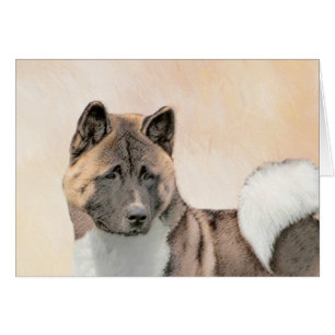 Akita Peinture - Cute Original Chien Art