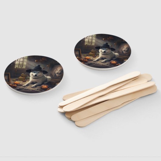 Akita Pumpkins Halloween Scary Handwaaier (Niet-gemonteerd)