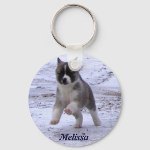 Akita Pup Sleutelhanger