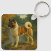 Akita Sleutelhanger (Achterkant)