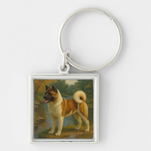Akita Sleutelhanger (Voorkant)