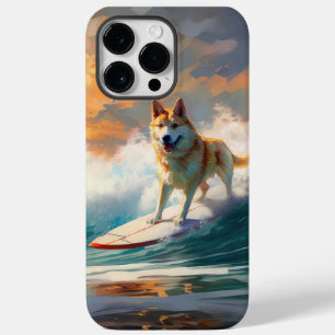 Akita Strand Surfen Schilderij Case-Mate iPhone 14 Pro Max Hoesje