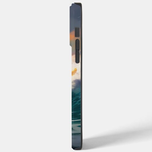 Akita Strand Surfen Schilderij Case-Mate iPhone Case (Achterkant / Links)