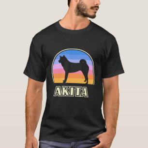 Akita Sunset Dog T-shirt