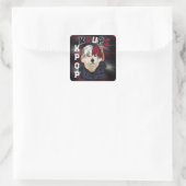 AKITA VIERKANTE STICKER (Tas)