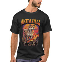 Akitazilla Reuzen Akita Hond Monster Film Parodie