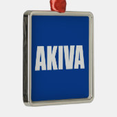 Akiva Metalen Ornament (Rechts)