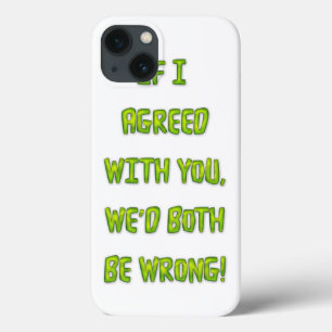 Akkoord grappige tekst iPhone 13 hoesje