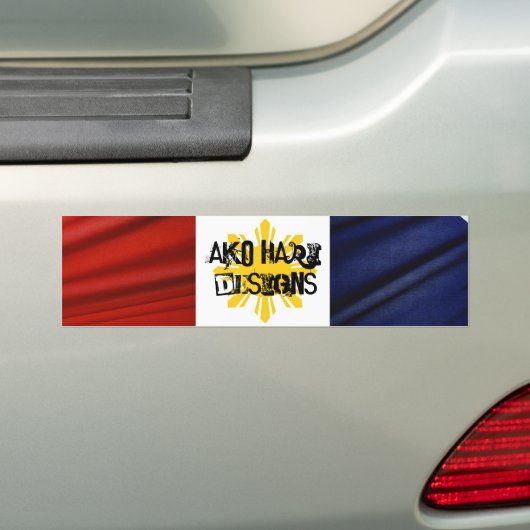 Ako Hari Bumpersticker design (Op auto)