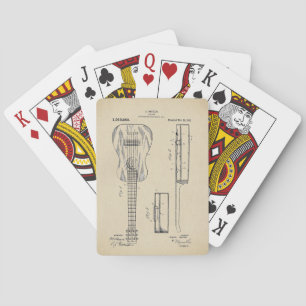 akoestisch gitaroctrooi pokerkaarten