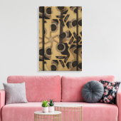 akoestisch kubisme canvas afdruk (Insitu (Woonkamer))